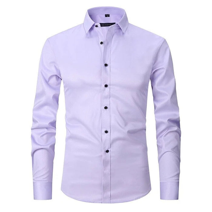 Clyde | Men's Slim Fit Dress Shirt Long Sleeve