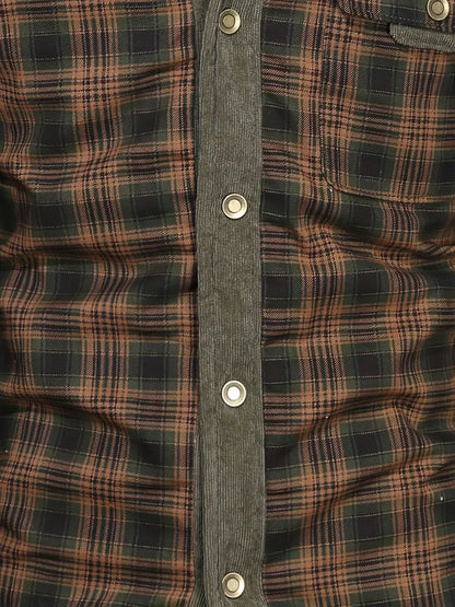 Finn | Men's Plaid Warm Fleece Lined Jacket