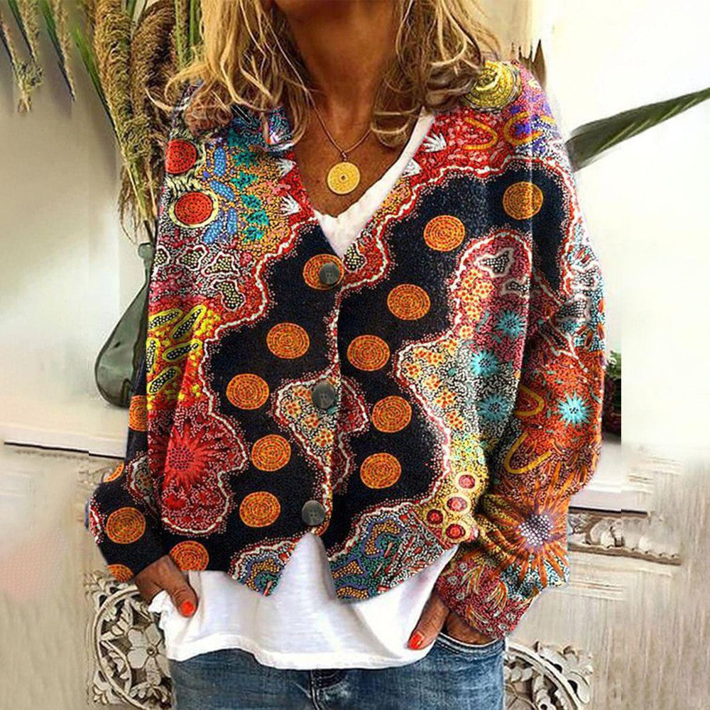 Zara | Women's Colorful  Vibrant Boho Cardigan