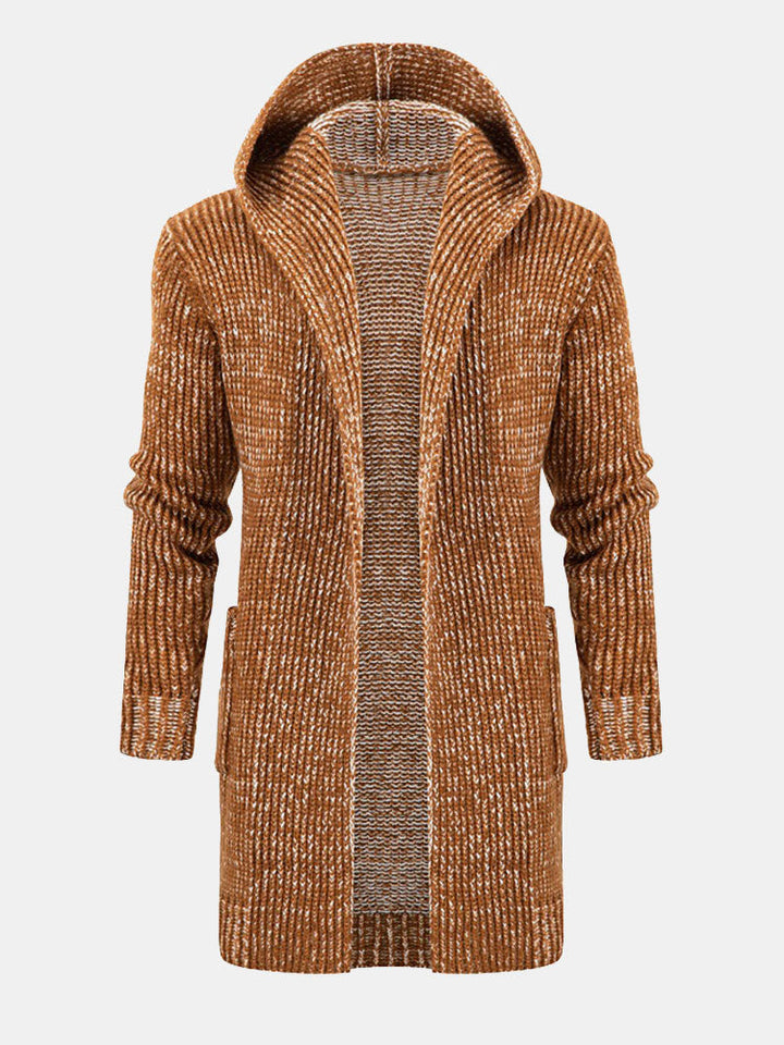 Norwich | Long Line Knitted Hooded Cardigan