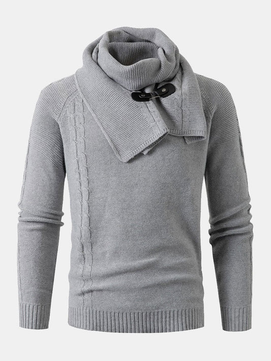 Archibald | Penrose Detachable Scarf Neck Jumper