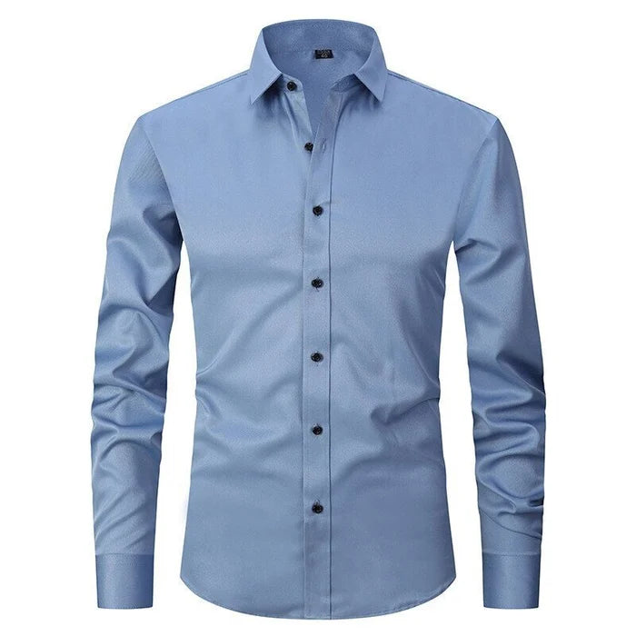 Clyde | Men's Slim Fit Dress Shirt Long Sleeve