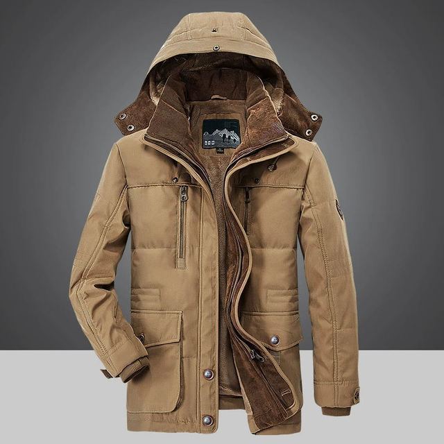 Leo | Men's Insulated Warm Winter Hooded Jacket