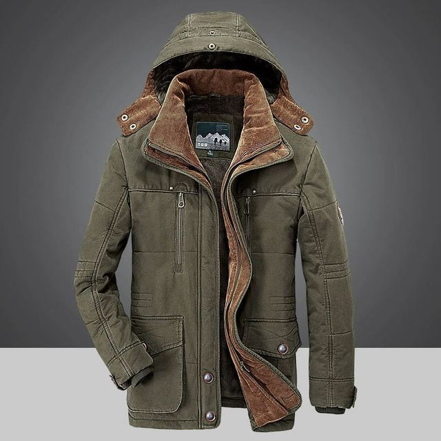 Leo | Men's Insulated Warm Winter Hooded Jacket