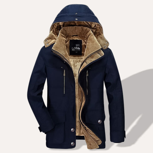 Leo | Men's Insulated Warm Winter Hooded Jacket