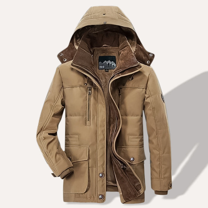 Leo | Men's Insulated Warm Winter Hooded Jacket