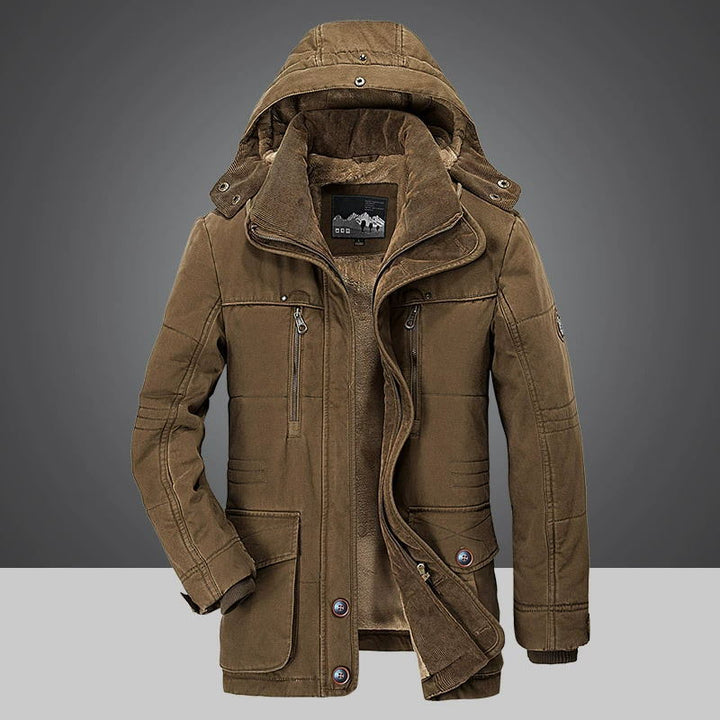 Leo | Men's Insulated Warm Winter Hooded Jacket