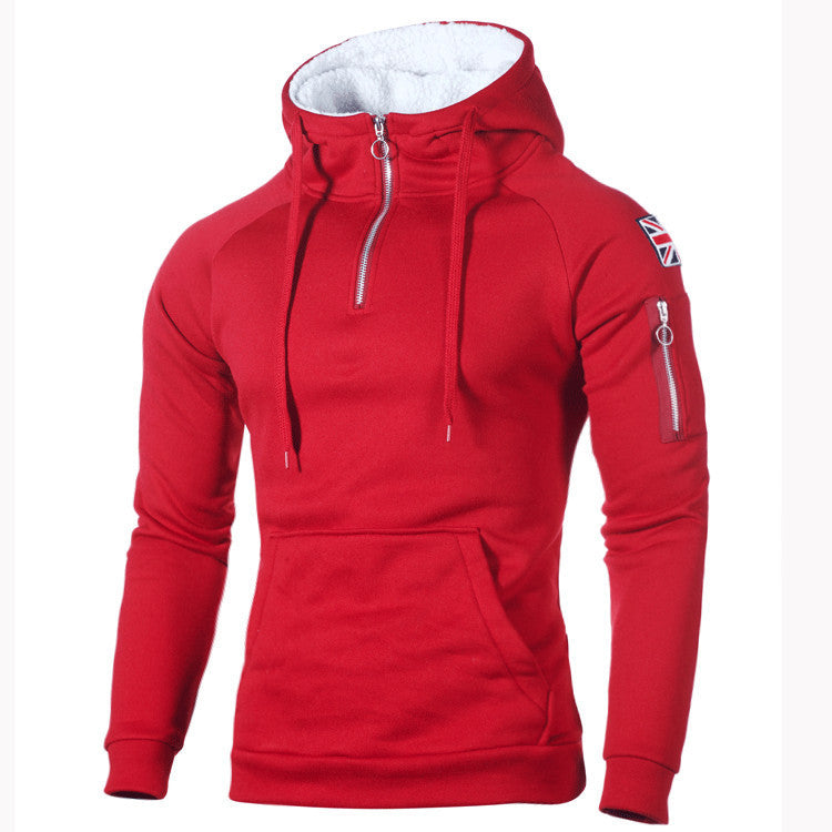 Stessil | Men's Fleece-Lined Pullover Hoodie