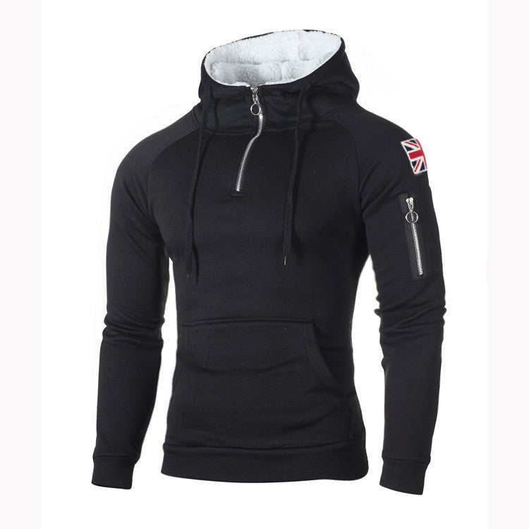 Stessil | Men's Fleece-Lined Pullover Hoodie