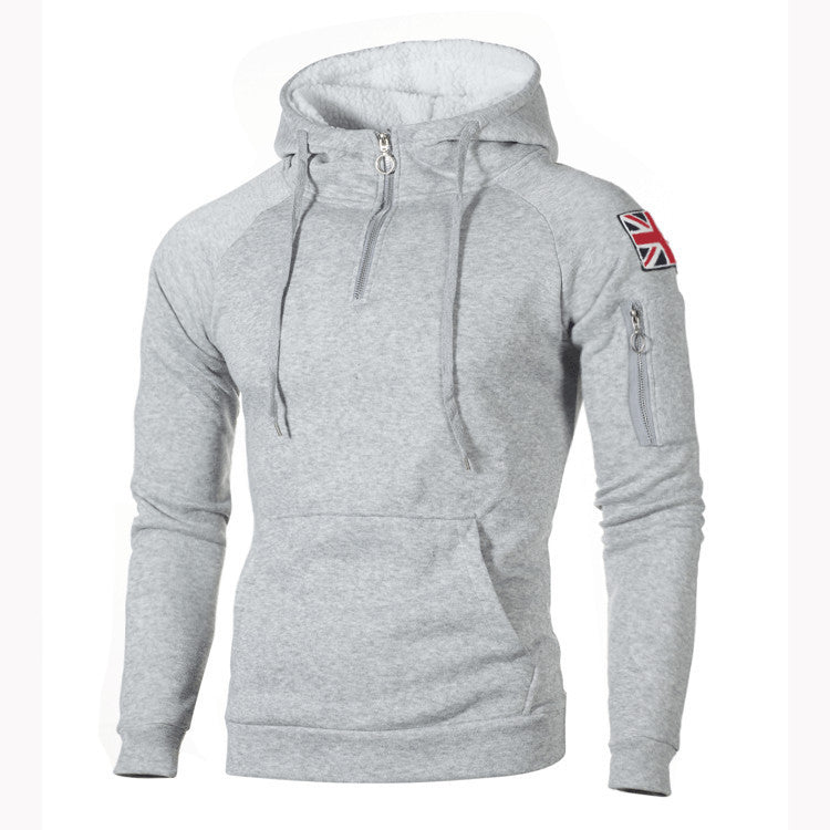 Stessil | Men's Fleece-Lined Pullover Hoodie