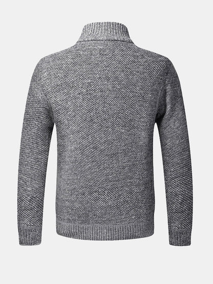 Oscar | Knitted Zip Up Jumper