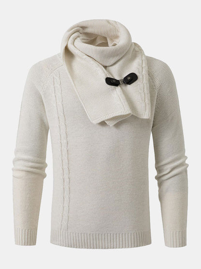 Archibald | Penrose Detachable Scarf Neck Jumper