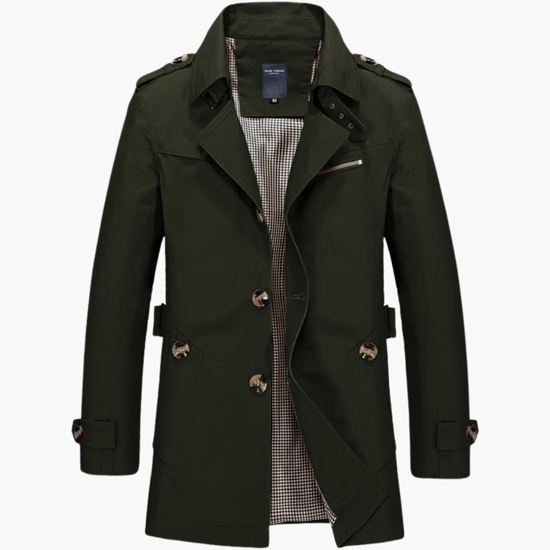 Maurice | Men's Classic Double-Breasted Trench Coat