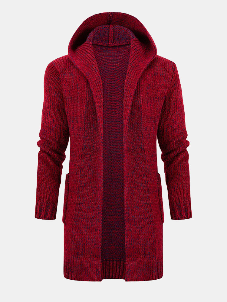 Norwich | Long Line Knitted Hooded Cardigan