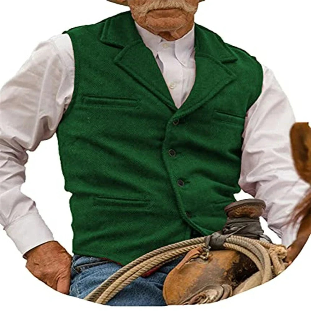 Neil | Men's Classic Western Vest