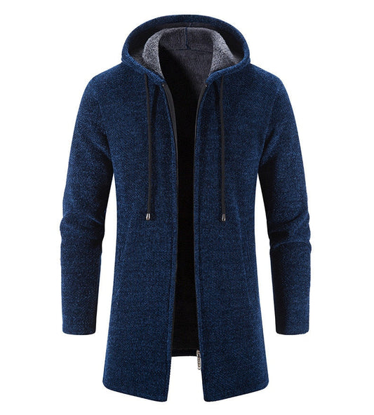 Christo | Men's Casual Long Hooded Jacket