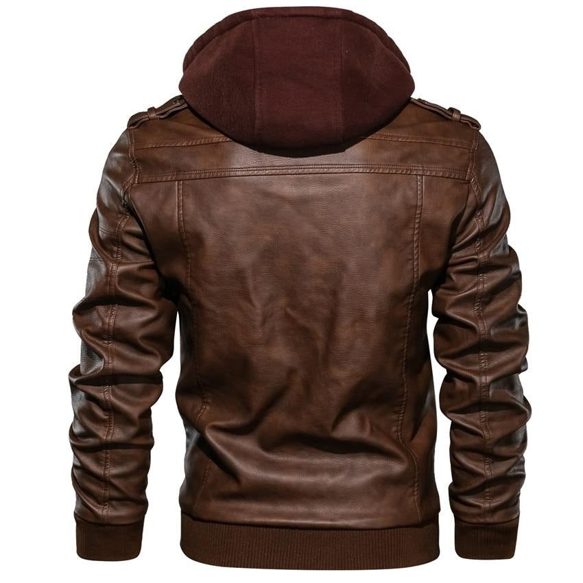 Clinton | Men's Stylish Hooded Moto Jacket