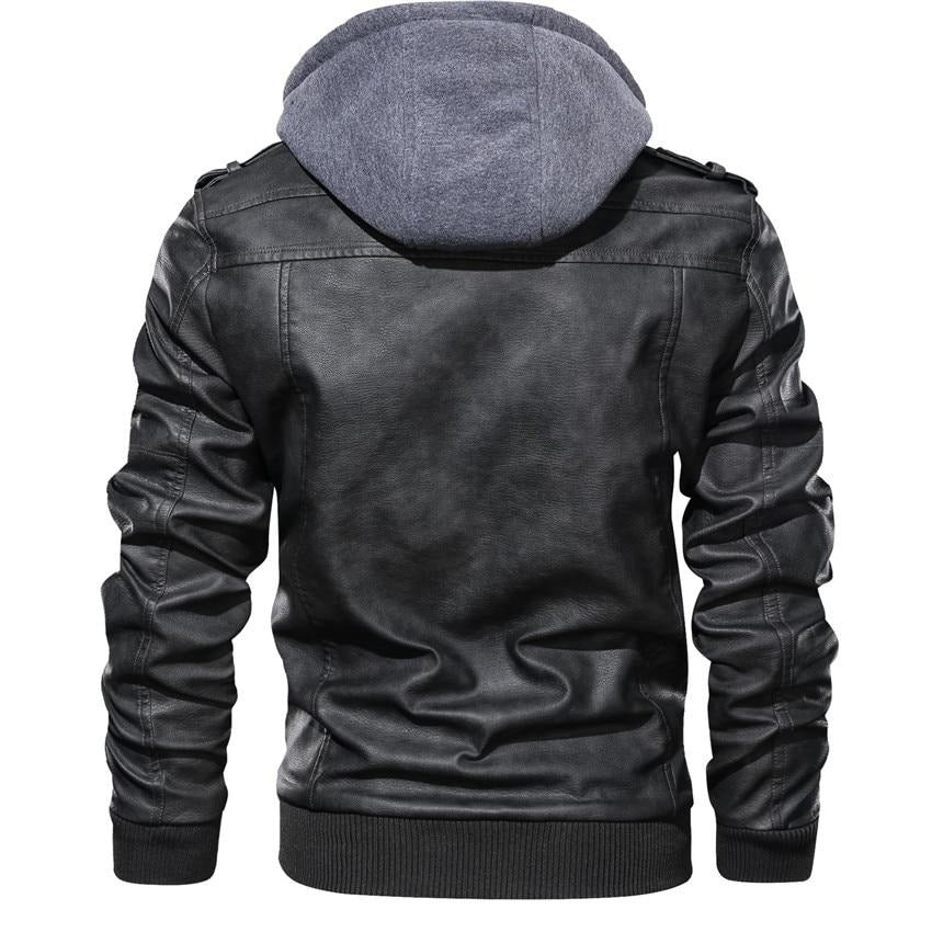 Clinton | Men's Stylish Hooded Moto Jacket