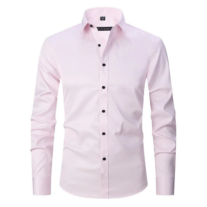 Clyde | Men's Slim Fit Dress Shirt Long Sleeve