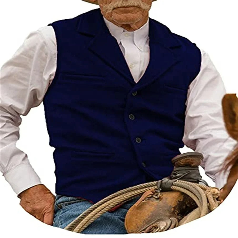 Neil | Men's Classic Western Vest