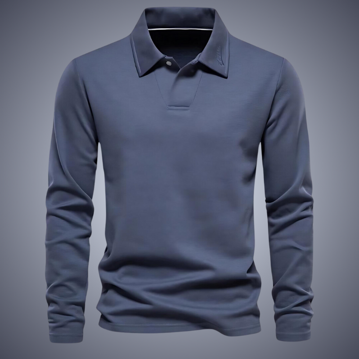 Rafael | Premium Long-Sleeve Polo Shirt