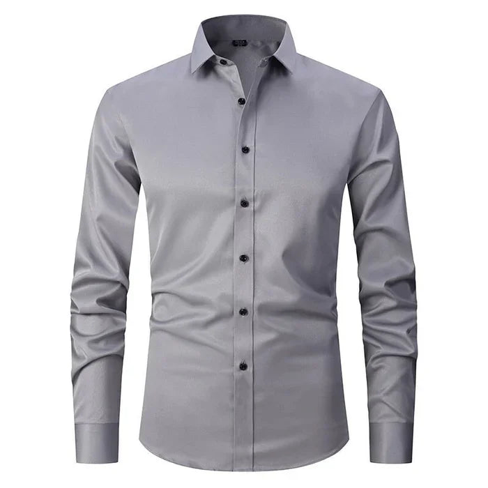 Clyde | Men's Slim Fit Dress Shirt Long Sleeve