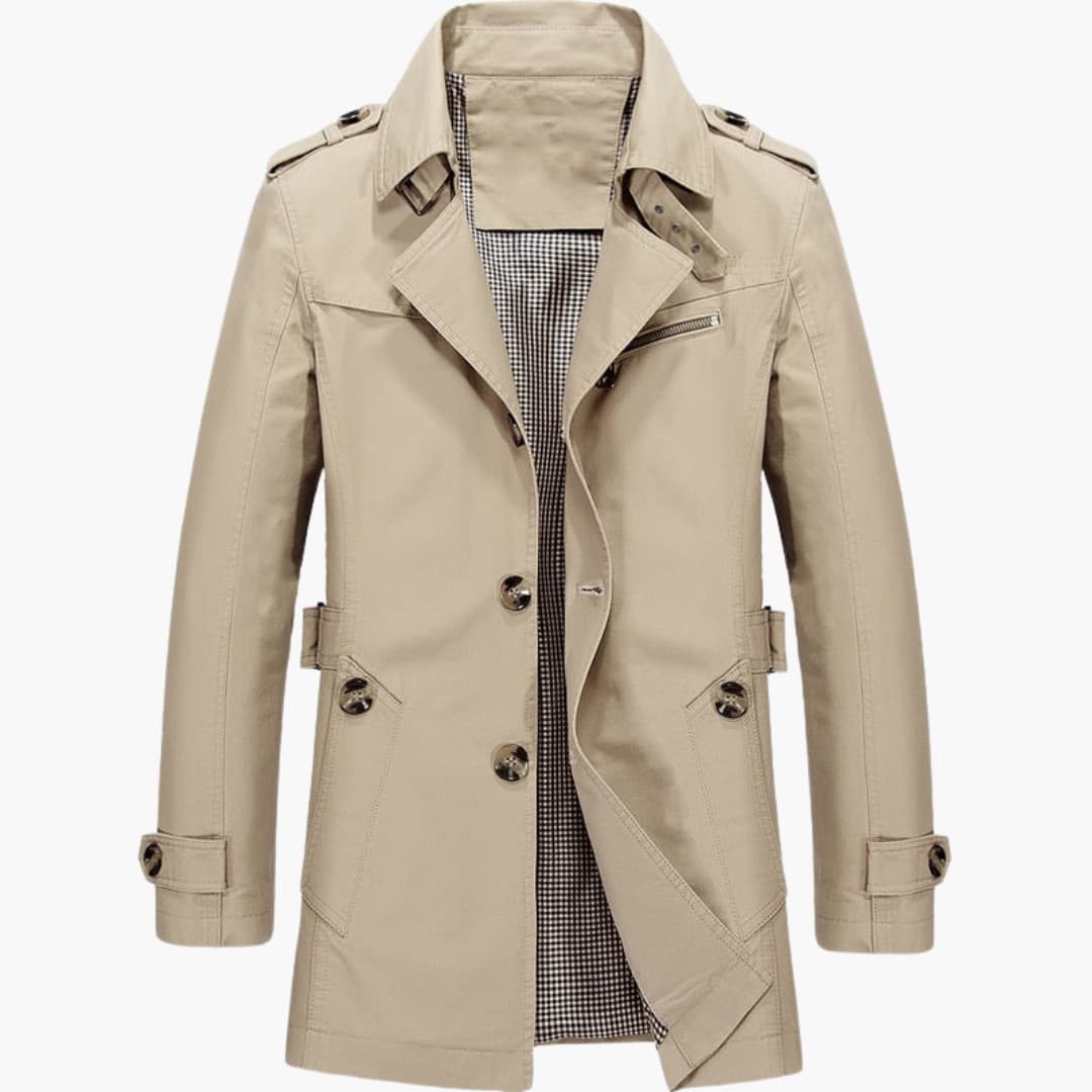 Maurice | Men's Classic Double-Breasted Trench Coat