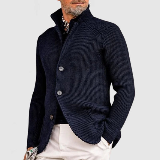 Marzio | Men's Button-Up Casual Stylish Knit Cardigan