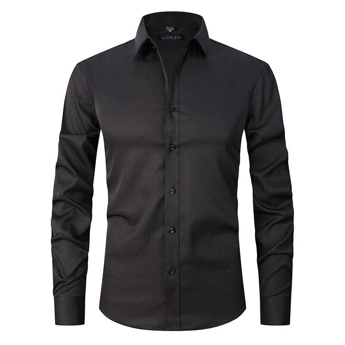 Clyde | Men's Slim Fit Dress Shirt Long Sleeve