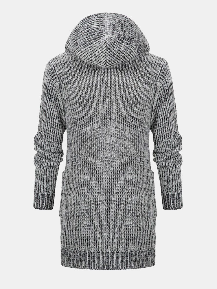 Norwich | Long Line Knitted Hooded Cardigan