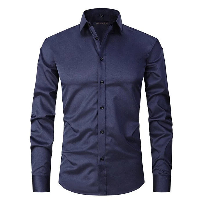 Clyde | Men's Slim Fit Dress Shirt Long Sleeve