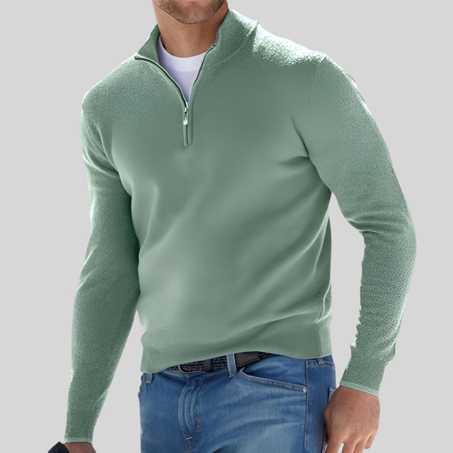 Oliver | Luxe Men's Half-Zip Jumper