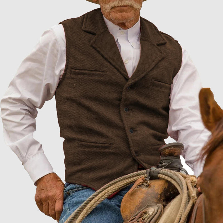 Neil | Men's Classic Western Vest