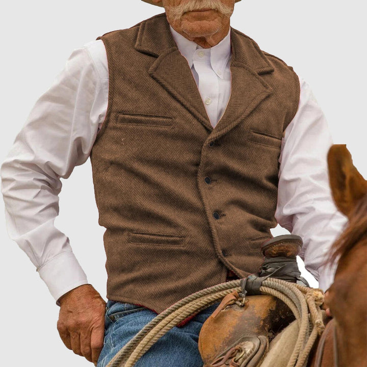 Neil | Men's Classic Western Vest