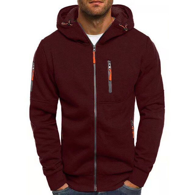 Michael | Men's Casual Zip-Up Hoodie Jacket