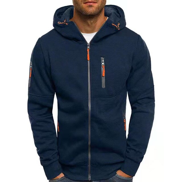 Michael | Men's Casual Zip-Up Hoodie Jacket