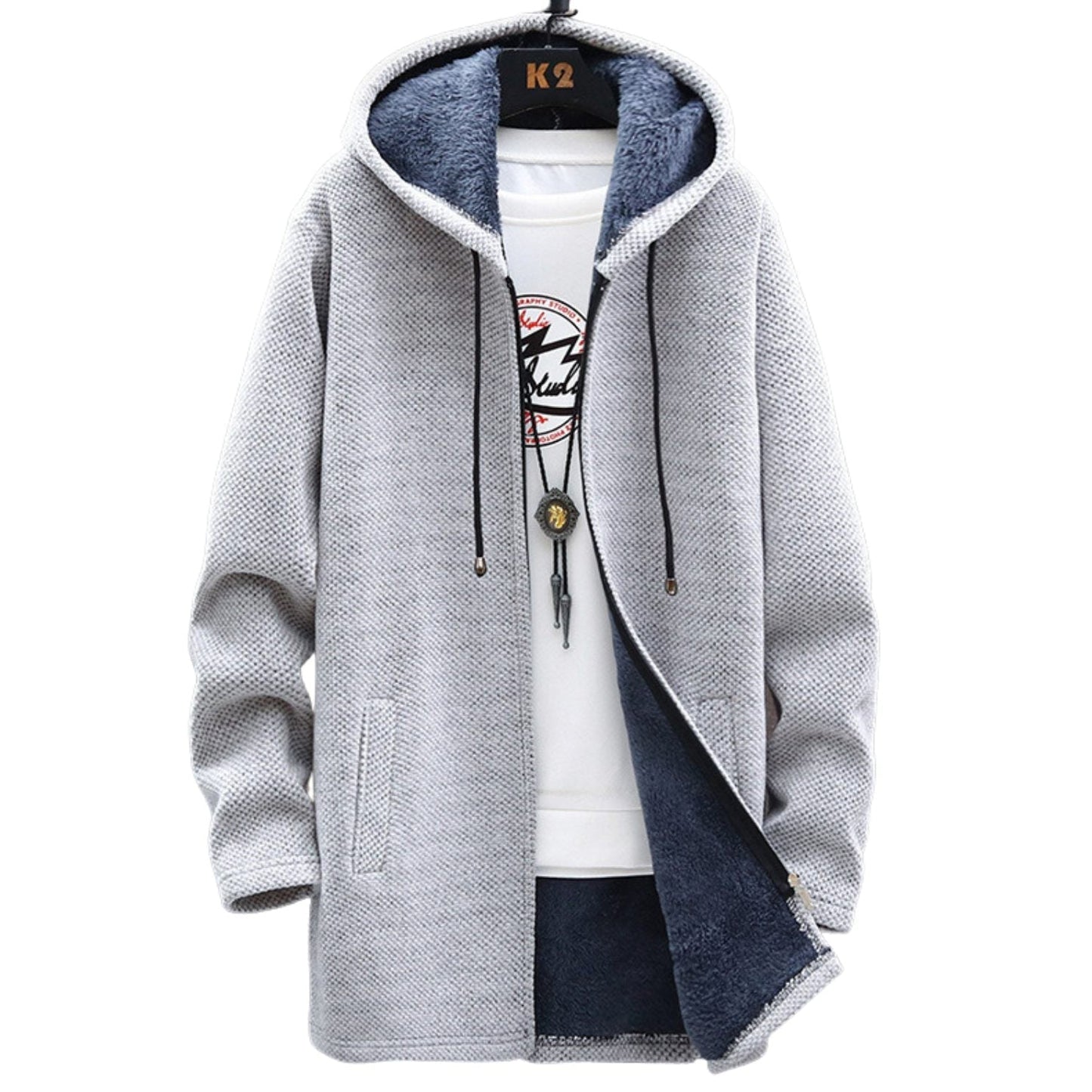 Adrian | Men's Hooded Fleece-Lined Jacket