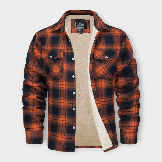 Cello | Men’s Sherpa Lined Flannel Jacket