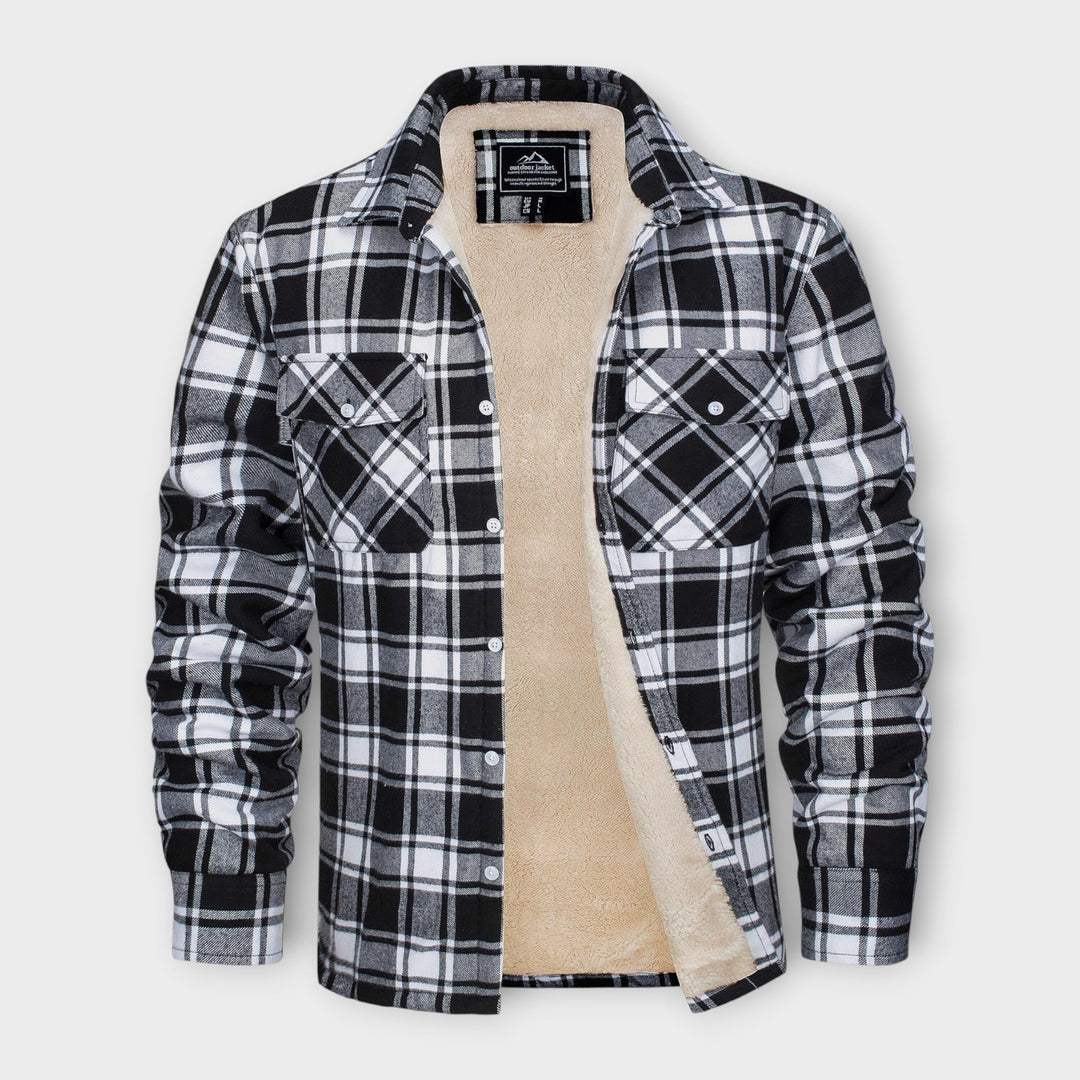 Cello | Men’s Sherpa Lined Flannel Jacket