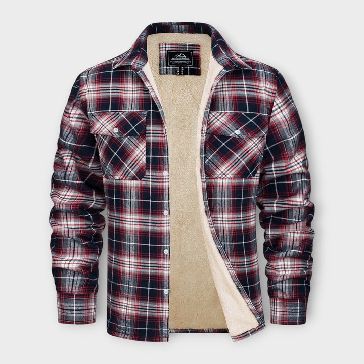 Cello | Men’s Sherpa Lined Flannel Jacket