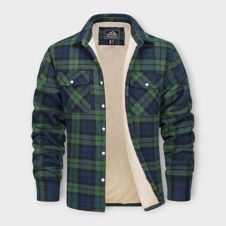 Cello | Men’s Sherpa Lined Flannel Jacket