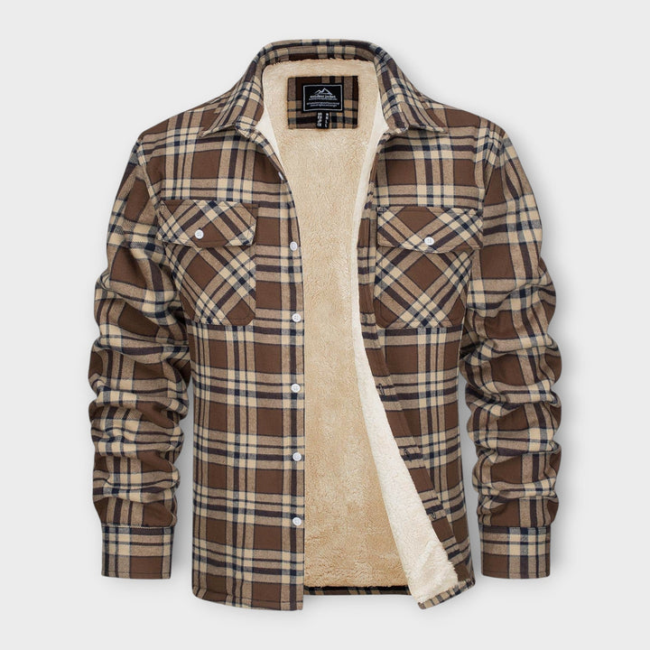 Cello | Men’s Sherpa Lined Flannel Jacket