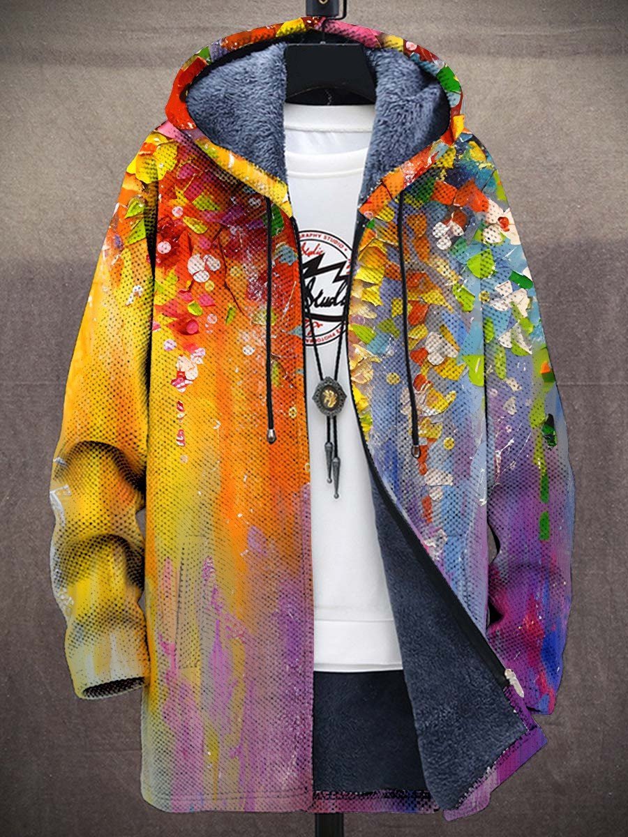 Herny | Vibrant Artistic Hooded Jacket