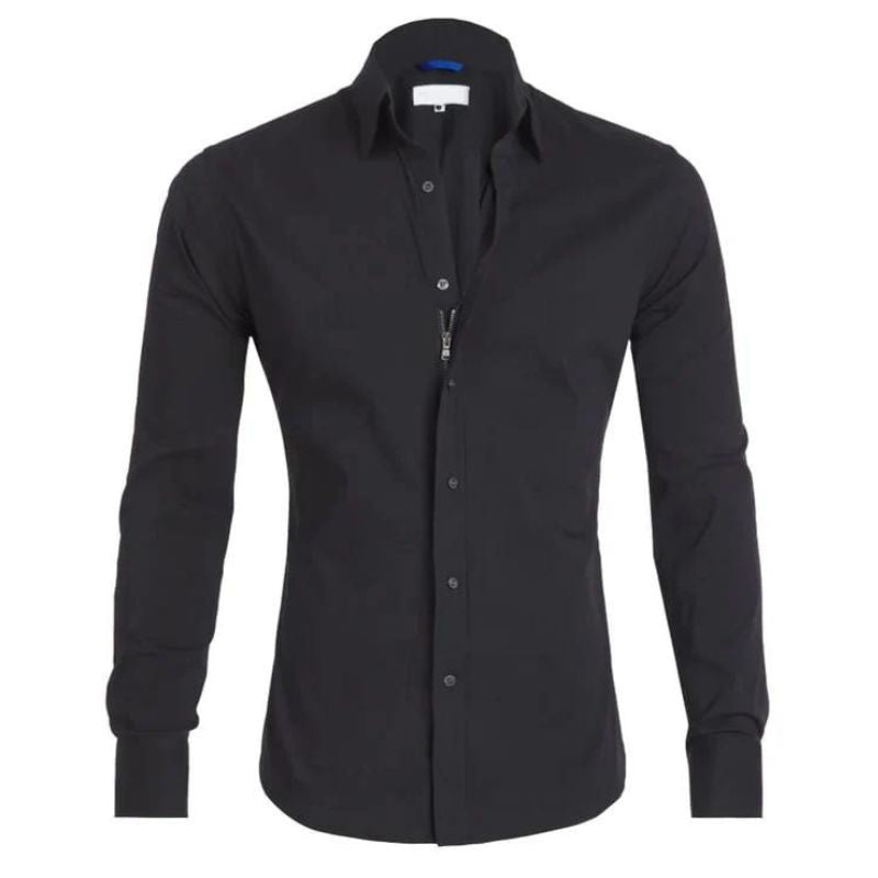 Oxford | stretch zip fit shirt