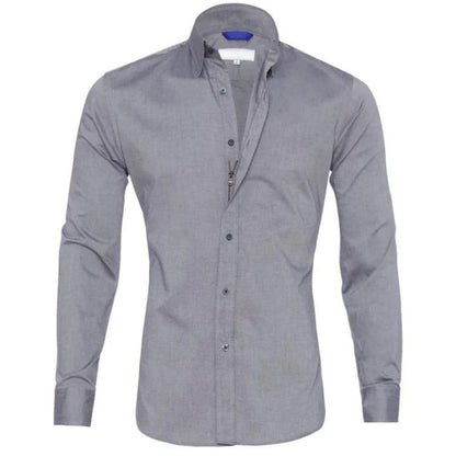 Oxford | stretch zip fit shirt