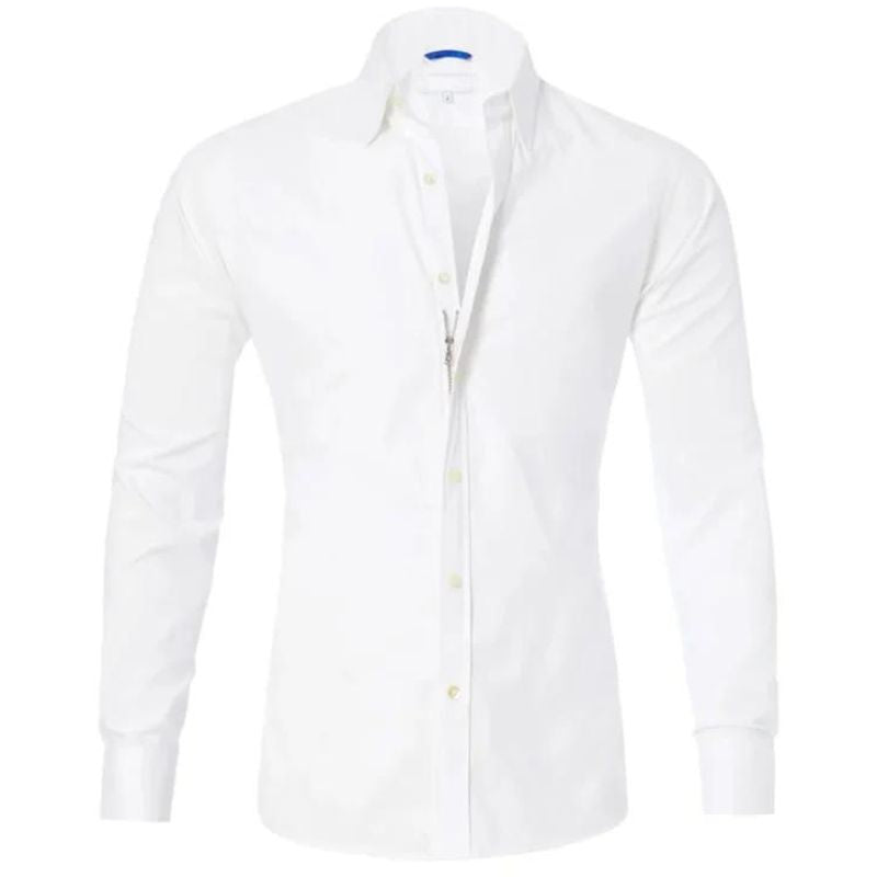 Oxford | stretch zip fit shirt