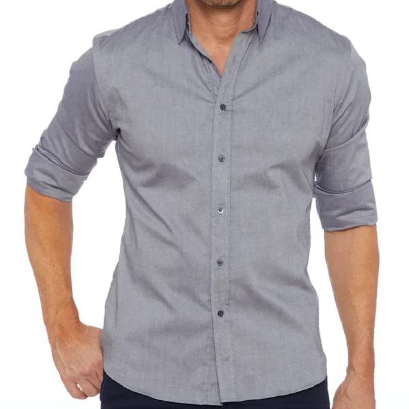 Oxford | stretch zip fit shirt