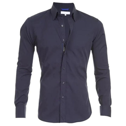 Oxford | stretch zip fit shirt