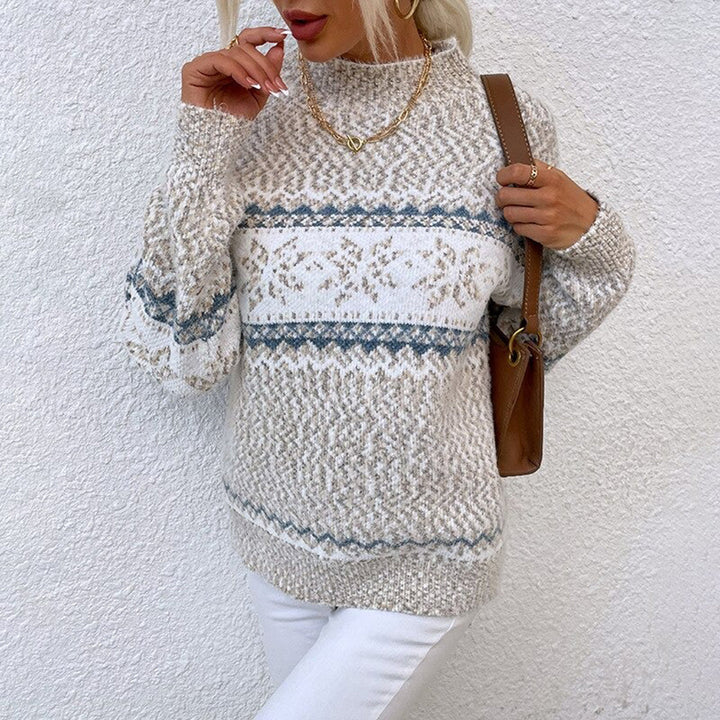 Elsa | Women's Cozy Snowflake Nordic Winter Sweater