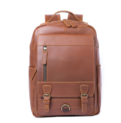 Dominic | Tan Leather Backpack